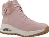 A single pink Skechers sneaker boot is shown against a white background. Produktbild-Vorschau
