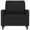 vidaXL Sessel Schwarz 60 cm Samt Produktbild-Vorschau 3