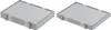 SparSet 5x Scharnierdeckel für Eurobehälter | BxT 30x40cm | Produktbild-Vorschau 1