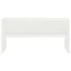 A white TV cabinet is shown against a white background. Náhled obrázku produktu
