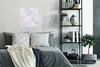 MuchoWow® Poster Marmor - Füllstoff - Rosa 50x50 cm - Produktbild-Vorschau 4