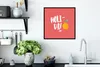 MuchoWow® Gerahmtes Poster Rosa - Sommer - Zitrone 40x40 cm Produktbild-Vorschau 3