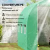 Outsunny Serre de jardin 6 m² 3 x 2 m avec 1 porte + 2 Voir les images du produit 3