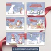 Weihnachtskarten mit Umschlag Set - 15 witzig schöne Produktbild-Vorschau 4