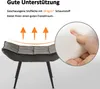 M MCombo Sitzhocker Fußstütze mit Metallbeinen, Eleganter Produktbild-Vorschau 4