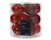 Weihnachtskugeln Glas 6cm 15 Stück - Weihnachtsrot Mix Produktbild-Vorschau 2