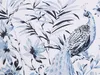 BELIANI Bettwäsche Set Weiß / Blau aus Baumwolle 155 x 220 Produktbild-Vorschau 9