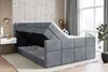 ALTDECOR Boxspringbett mit Fußteil, 2 Matratzen und Topper Produktbild-Vorschau 3