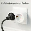 ORSEM 10x Mehrfachsteckdose Schutzkontakt Steckdosenadapter Produktbild-Vorschau 3