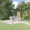 vidaXL Pavillon Anthracite 4x4 m 180 g/m² tissu et acier Voir les images du produit 9