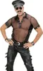 Netzshirt Rocker mit Kunstleder, Groesse:L Produktbild-Vorschau 3