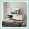 Mobile TV basso Relaxdays, 6 ripiani, mobile TV fino a 60 Anteprima dell’immagine prodotto 2