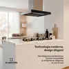 Klarstein Valeria hotte de cuisine inclinée - Hotte Voir les images du produit 2