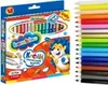 Product packaging for colored pencils, with a cartoon hedgehog character and a side view of the pencils. Podgląd zdjęcia produktu