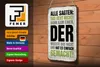 Blechschild Spruch 20x30cm Alle sagten das geht nicht Produktbild-Vorschau 4