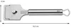 WMF Profi Plus Glaskeramikfeld-Schaber, 19,5 cm 3201002885 Anteprima dell’immagine prodotto 5