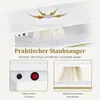 Maniküretisch, Nageltisch mit Absaugung, Marmor-Weiß, 2491 Produktbild-Vorschau 5