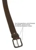 Ledergürtel Büffelleder mit Altsilberschließe  4 cm Vintage Produktbild-Vorschau 5