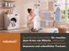KRUMAD: Porta asciugatrice pieghevole, ideale per asciugare Anteprima dell’immagine prodotto 6