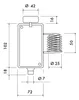 PERRY Industrie-Raumthermostat 1TCTB088, +4...40 °C Produktbild-Vorschau 3