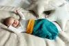 KraftKids Strampelsack Herbst Winter Musselin goldene Produktbild-Vorschau 2