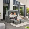 HOME DELUXE - Strandkorb HOLBY - 160 x 69 x189 cm - per Produktbild-Vorschau 3