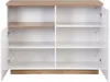 2-türige Kücheninsel mit 1 Nische aus MDF - Natur und weiß Produktbild-Vorschau 6