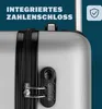 Monzana XL Hartschalen-Trolley ABS Silber 4 Rollen, Produktbild-Vorschau 6