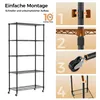 Mondeer Regal Aufbewahrungsregal 5-Stufiges Küchenregal, Produktbild-Vorschau 8