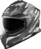 Bogotto FG-601 Sniper Fiberglas Enduro Helm, schwarz Produktbild-Vorschau 2