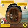 Hochwertiger Jethelm Motorradhelm Sturzhelm mit Produktbild-Vorschau 3