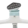Close-up of the top part of a garment steamer, showing the steam head and part of the handle. Produktbild-Vorschau