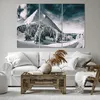 Bild auf Leinwand - Leinwandbild - 3 Teile - Dunkel Himmel Produktbild-Vorschau 6