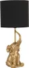 Clayre & Eef Tischlampe Elefant Ø 20x46 cm Goldfarbig Produktbild-Vorschau 1