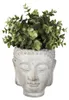 Clayre & Eef Pot de fleurs 15x14x17 cm Gris Pierre Voir les images du produit 4