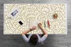Schreibtischmatte Tischunterlage 100x50 cm Mauspad - Beige Produktbild-Vorschau 3