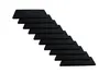 BigDean Stufenmatte aus Gummi 10 Stück - 65x26cm - mit Produktbild-Vorschau 2