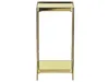 BELIANI Beistelltisch Gold Metall Glas 29 x 29 cm Klassisch Produktbild-Vorschau 5