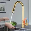 Edelstahl Ausziehbar Küchenarmatur mit brause 360°Küche Produktbild-Vorschau 1