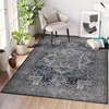 Tappeto Tapiso RITZ vintage blu navy grigio soggiorno Anteprima dell’immagine prodotto 1
