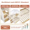 Flieks Etagenbett 90x200cm/140x200cm mit Regal, Kinderbett Produktbild-Vorschau 6