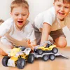 Malplay veicoli set gioco 2 quad con rimorchio 2 auto luce Anteprima dell’immagine prodotto 3