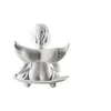 Rosenthal Engel mittel weiss matt Engel mit Katze 10 cm Produktbild-Vorschau 5