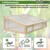 Frühbeetaufsatz aus Holz 120x80cm Gewächshaus für Hochbeet Produktbild-Vorschau 2