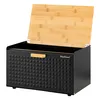 Brotkasten Brotkorb Brotbox Brotbehälter Brotdose schwarz Produktbild-Vorschau 4