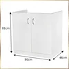 Stamar | Kuchynská skrinka, drez 2 priehradky, biela, 80 Náhľad obrázku produktu 17