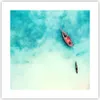 Poster - Poster ohne Rahmen - Insel Boot Schiff Ozean - Produktbild-Vorschau 1