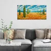 DEQORI Hybrid Leinwand Bild 100x50 cm 'Blumenmeer im Produktbild-Vorschau 3