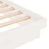 vidaXL Massivholzbett Weiß 200x200 cm -  Betten & Produktbild-Vorschau 9