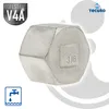 tecuro Kappe mit Mehrkant Edelstahl V4A (AISI 316), IG 3/8 Produktbild-Vorschau 3